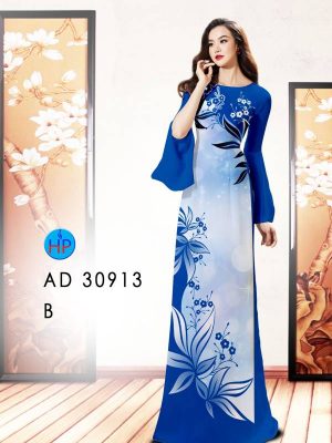 Vải Áo Dài Hoa Văn AD 30913 34